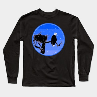 Bald Eagle in Winter Long Sleeve T-Shirt